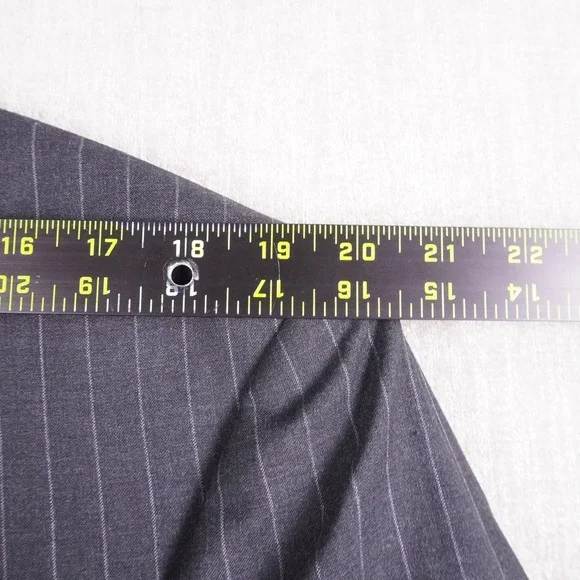 Jos. A. Bank Blazer Classic Charcoal Black Mens 44R 100% Wool 2 Button 100% Wool - Picture 13 of 15